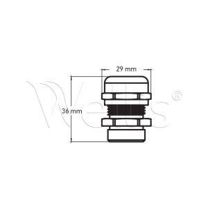 Cable gland PG21 - Image 3