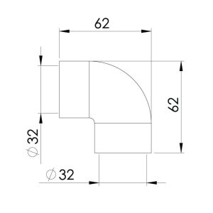 Idom 32 könyök 90 fok - Image 3