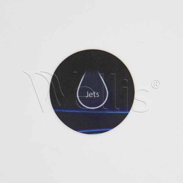 Sticker control panel- AX10 (AUX 1 button Jet) Wellisparts