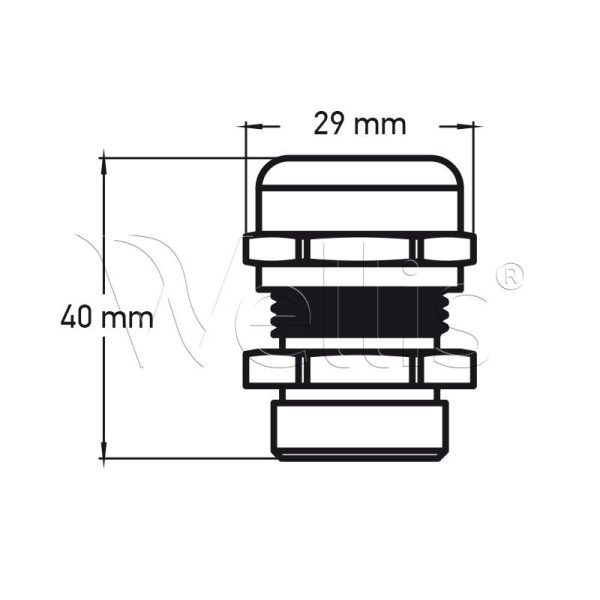 Cable gland PG13.5 plug&play Wellisparts 3