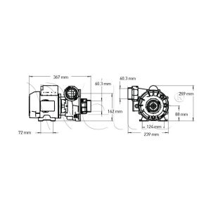 Gecko CMXP circulation pump 190W - Image 3