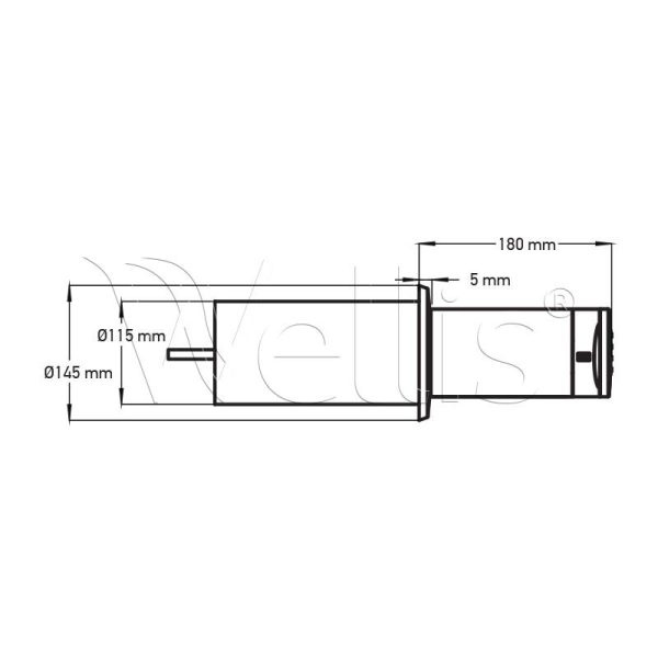 Haut-parleur rond pop-up Poly Planer (SP201RG) + convertisseur Wellisparts 3