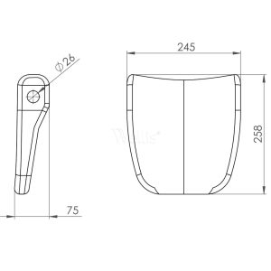 Appui-tête AQ gris / Dublo – Image 3