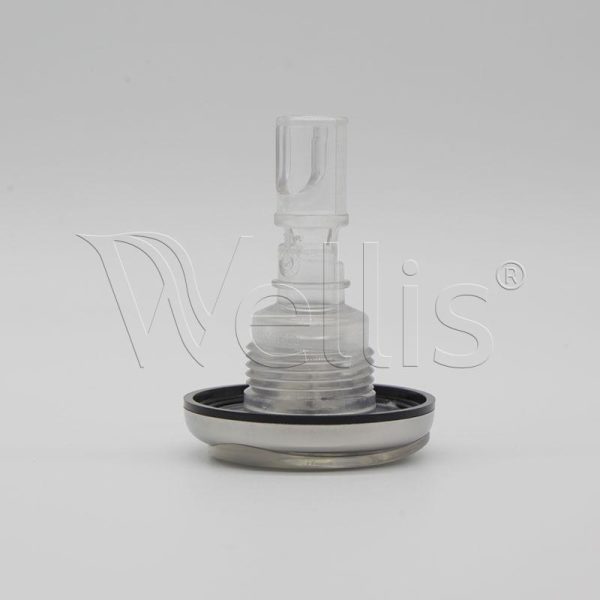 Düseneinsatz 2″ 1 Loch transparent RD Wellisparts 3