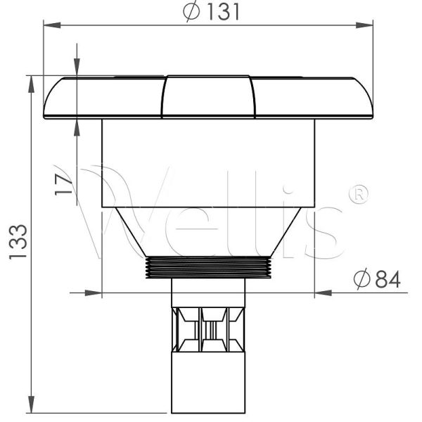 “Düsen Gehäuse 5’’ Transparent Wellisparts 4