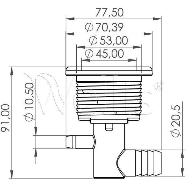 3″ jet body V3 transparent set Wellisparts 4