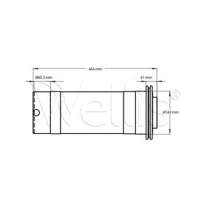 Skimmer pour filtre flottant 230x125 -60.3 x 60,3 – Image 3