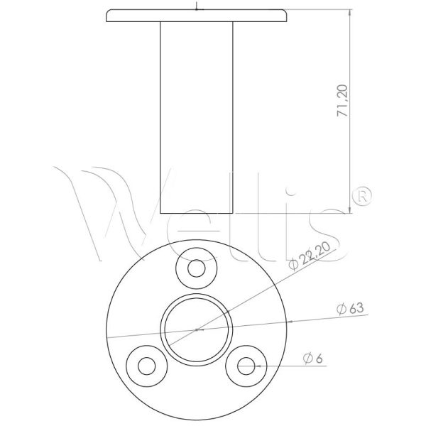 Adapter for swim theter Wellisparts 3