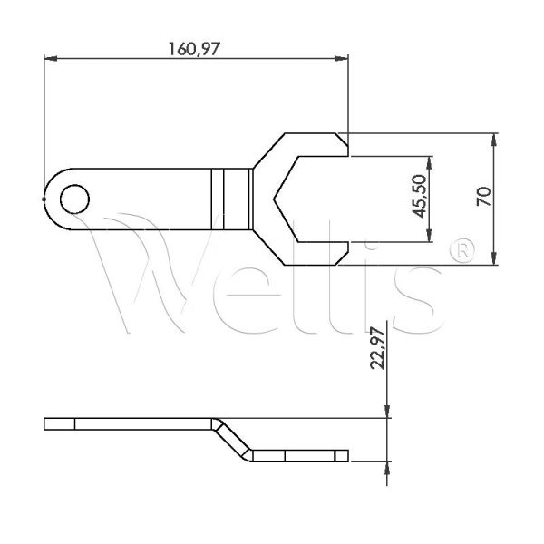 Clé de serrage pour micro jet Wellisparts 2