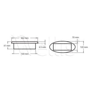 Control Panel – Oval VL802D Without stickers. Wellisparts